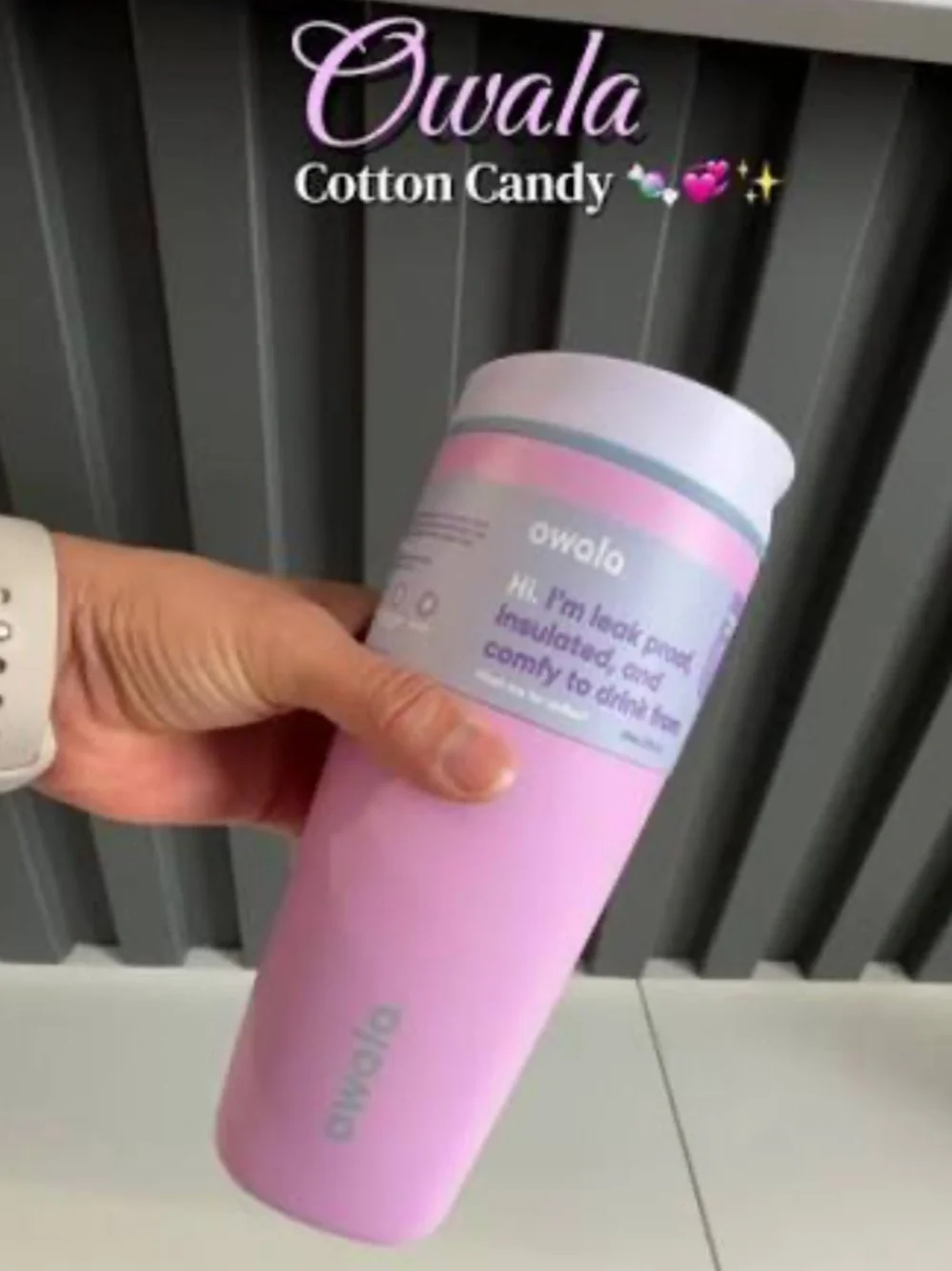 nwot cotton candy owala 20oz